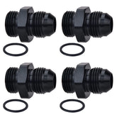 EVIL ENERGY 6AN to AN6 ORB fitting assembly: durable aluminum with reliable flare seal.