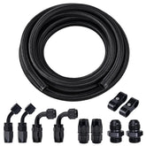 EVIL ENERGY 6AN fuel line kit with 10ft hose for flexible high-pressure routing.