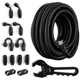 EVIL ENERGY 6AN fuel line kit assembly fittings for versatile connections.