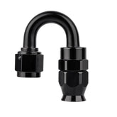EVIL ENERGY 6AN PTFE hose end 180° black fitting for tight space routing