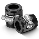 EVIL ENERGY 8AN hose finisher clamp in aluminum delivers a neat, professional end for braided hoses.
