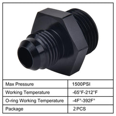 EVIL ENERGY aluminum 6061-T6 body keeps fittings lightweight yet sturdy.