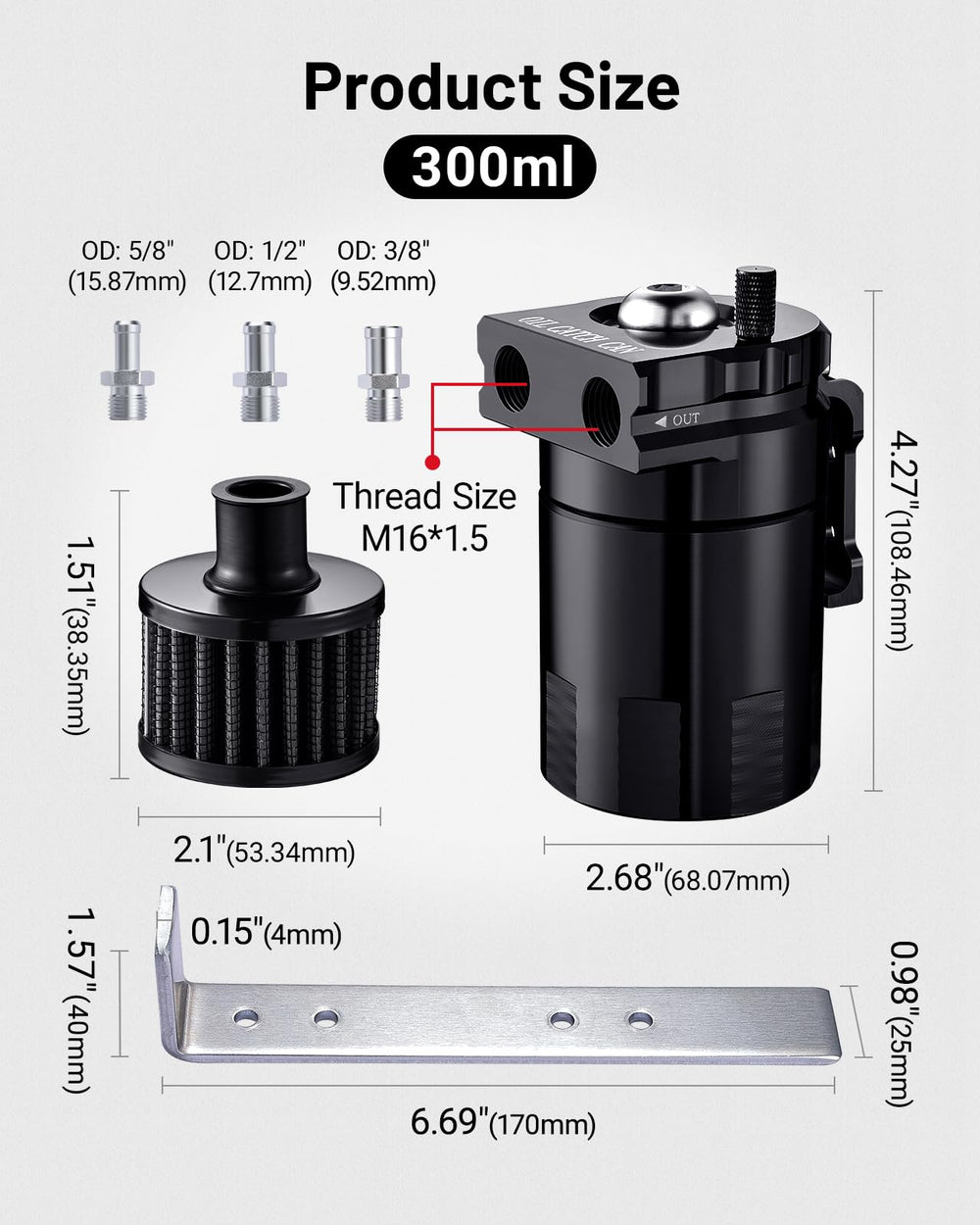 EVIL ENERGY aluminum oil tank emphasizing durability and corrosion resistance