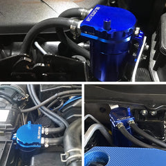 EVIL ENERGY aluminum tank keeps PCV installs tidy and compact.
