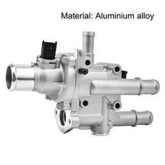EVIL ENERGY aluminum thermostat housing demonstrates durable construction for long-lasting cooling.