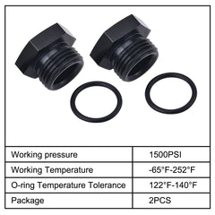 Two-piece EVIL ENERGY AN10 block-off cap set ready for quick spares