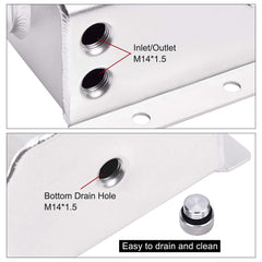 EVIL ENERGY barb fittings with O-rings ensure a tight seal during installation.