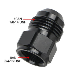 EVIL ENERGY black anodized flare adapter detail highlights durable aluminum build