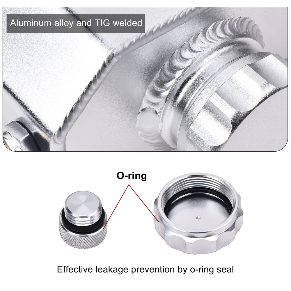 EVIL ENERGY bottom drain and top tank ports facilitate effortless overflow transfer.