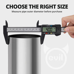 EVIL ENERGY butt joint clamp enables quick installation without welding.