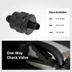 EVIL ENERGY compact inline valve fits tight engine bays and spaces.