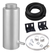 EVIL ENERGY coolant overflow tank front view shows universal fit potential for many vehicles.