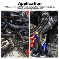 EVIL ENERGY CPE braided hose connection for secure, high-pressure performance.
