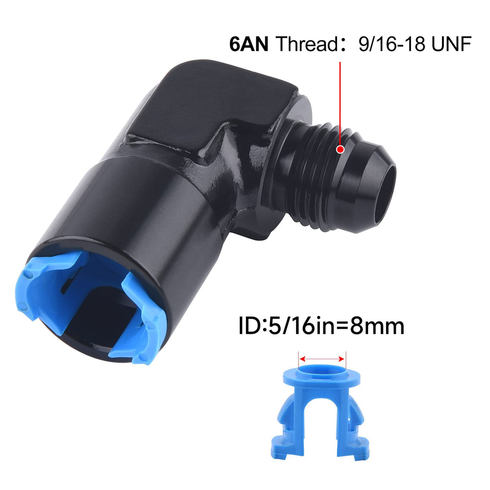 EVIL ENERGY aluminum 6061-T6 EFI fitting for LS swaps