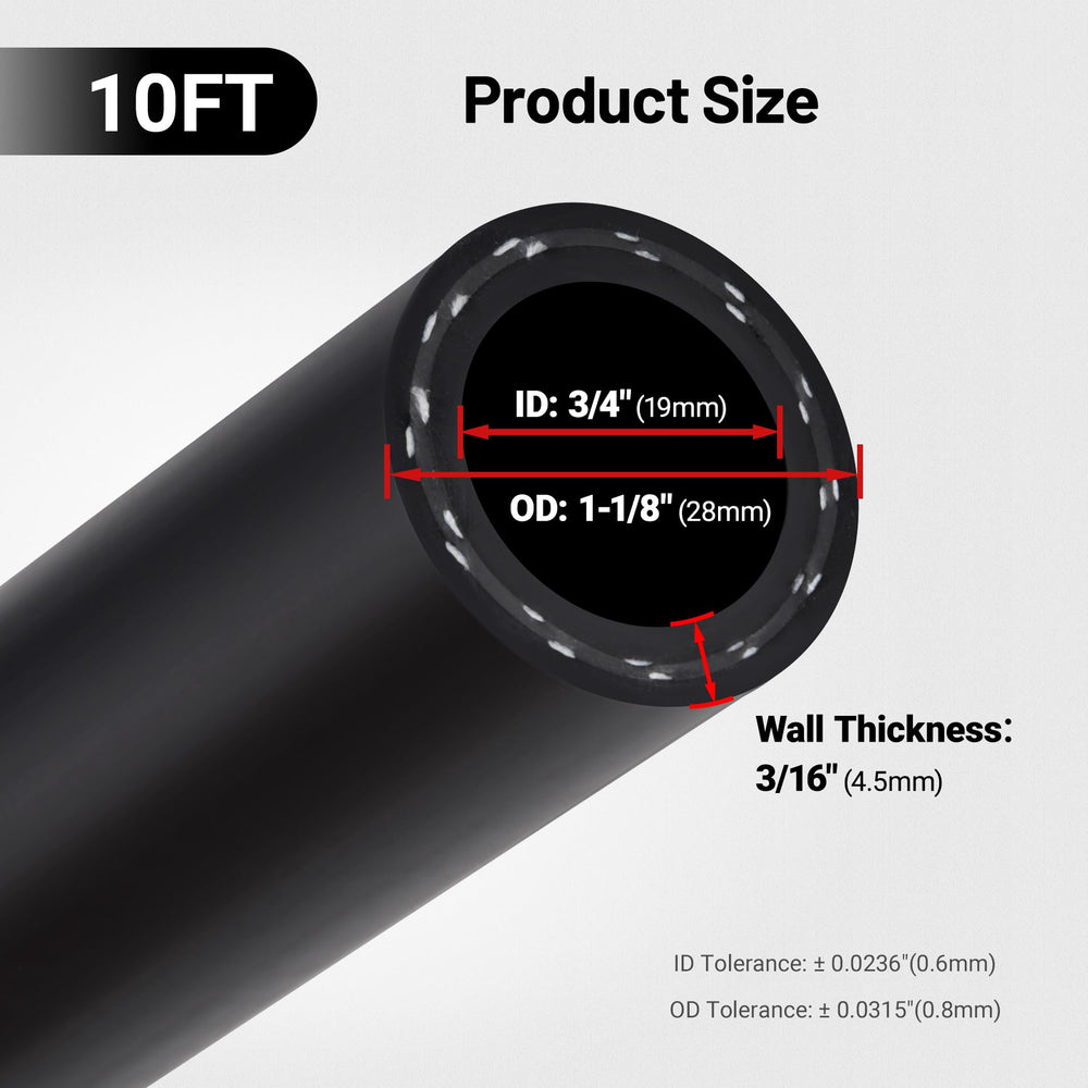 EVIL ENERGY engine cooling system hose shows robust EPDM material for hot engine environments.
