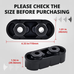 EVIL ENERGY exhaust hanger demonstrates vibration reduction and alignment.