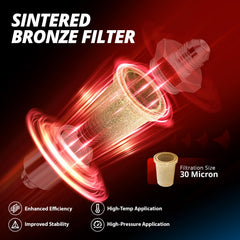 EVIL ENERGY fuel filter compatible with EFI and carburetor systems