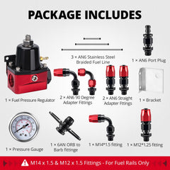 EVIL ENERGY packaging contents including gauge and lines