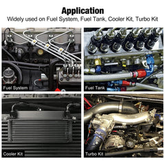 EVIL ENERGY aluminum adapter suitable for fuel system installations and regulators.