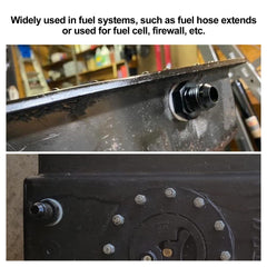 EVIL ENERGY fuel-system bulkhead installation demonstrates versatile hose mounting.