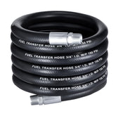 EVIL ENERGY fuel transfer hose assembly enables quick, clean fueling for farm tanks.