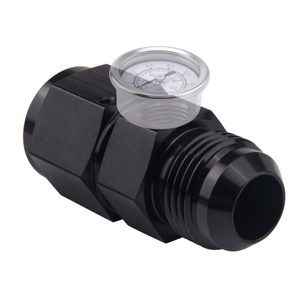 EVIL ENERGY high-strength aluminum fitting for durable fuel system connections.