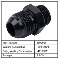 EVIL ENERGY high-pressure fuel adapter suitable for fuel rail, pump, and regulator setups