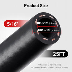 EVIL ENERGY hose inner NBR layer enables flexible fuel delivery under varied conditions