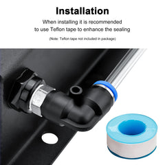 EVIL ENERGY overflow tank can assist impurity collection in intake systems.