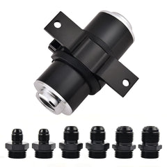 EVIL ENERGY Inline Fuel Filter with 100 micron can captures contaminants to protect the fuel system