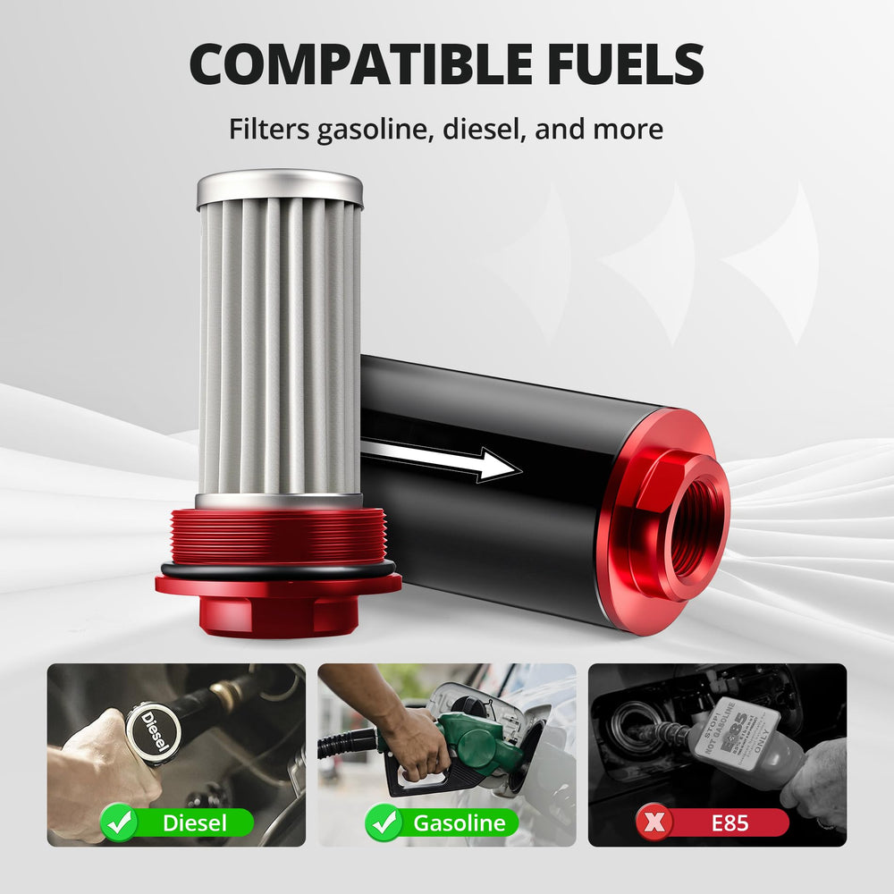 EVIL ENERGY filter element image highlights stainless steel mesh for durability.