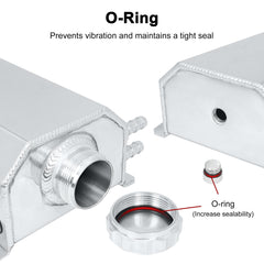 EVIL ENERGY overflow tank installation kit includes O-rings and guidance.