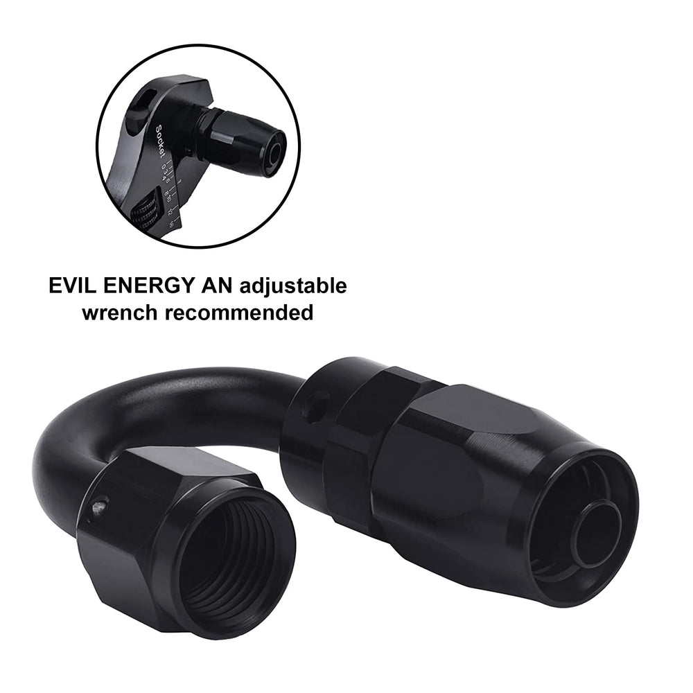 EVIL ENERGY 360-degree swivel capability supports versatile hose routing under pressure.