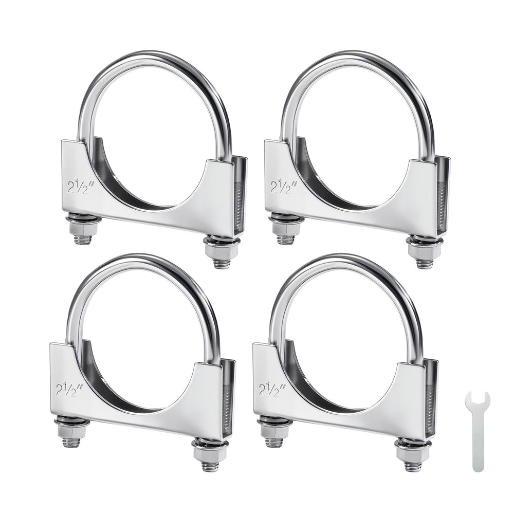 EVIL ENERGY 2-5-inch clamp on muffler inlets/outlets provides secure, vibration-resistant connections