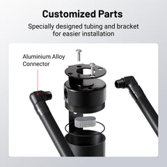 Installation instructions shown for EVIL ENERGY oil catch can fitment.
