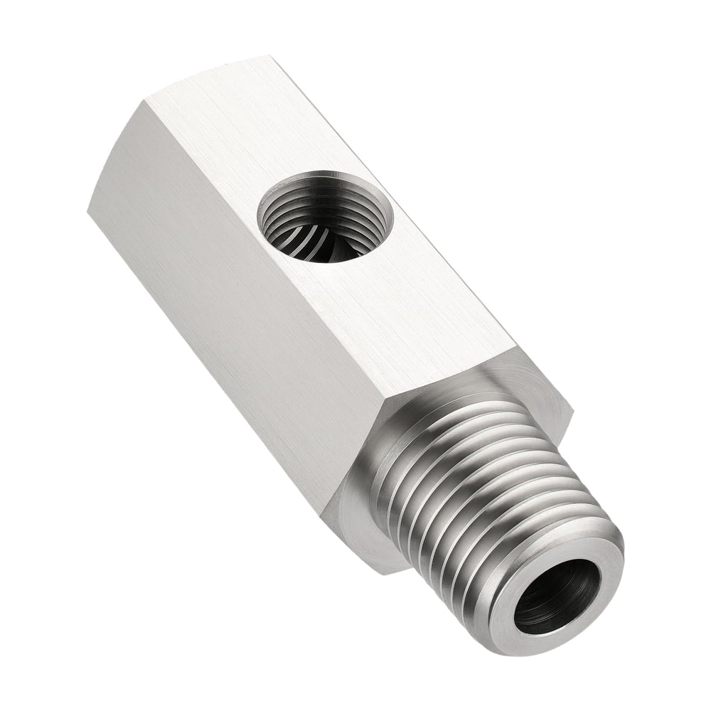Evil Energy oil-pressure-sensor-tee-adapter with 1/4 NPT ports for flexible installation.
