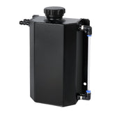 EVIL ENERGY radiator overflow tank with 2L capacity and black finish for universal fit.