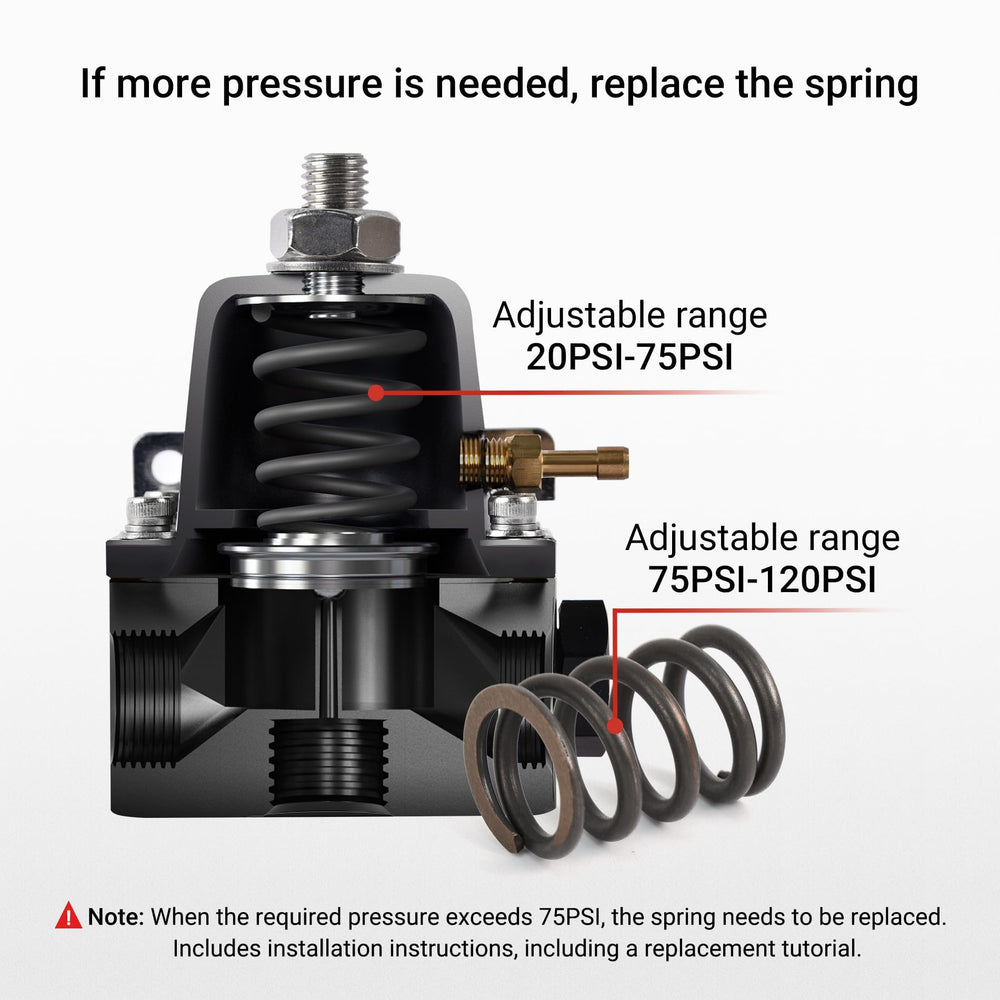EVIL ENERGY replacement spring 75-120psi for higher pressure options.