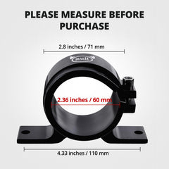 EVIL ENERGY rubber insulation insert reduces vibration and engine bay noise.