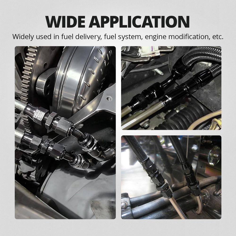 EVIL ENERGY compatible with stainless or aluminum hardlines for flexible installs.