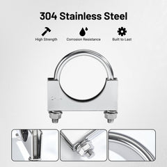 Evil Energy stainless steel 304 construction provides heat and corrosion resistance.