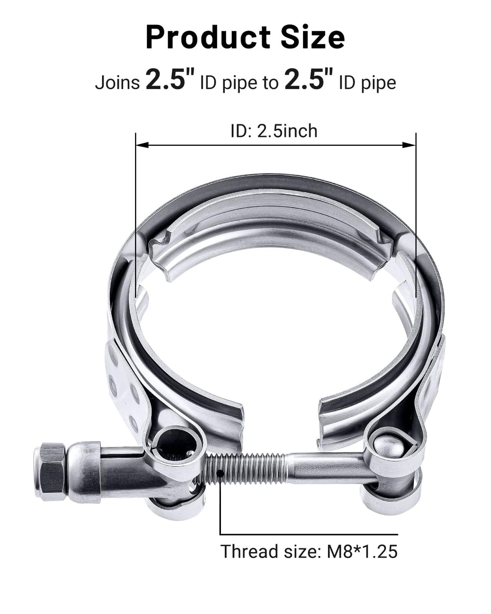 EVIL ENERGY T-bolt M8x1.25 for secure high-torque clamping
