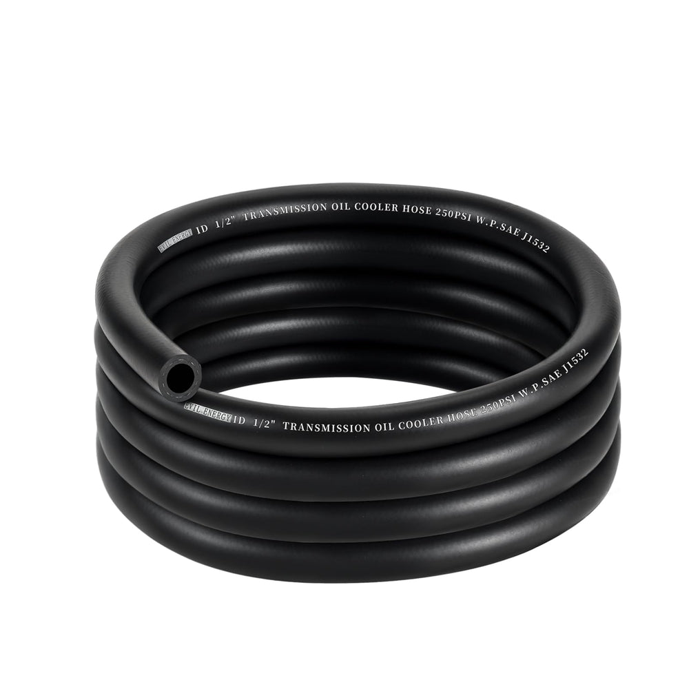 EVIL ENERGY transmission hose 1/2 inch ID, 10 ft length for durable, leak-resistant routing.