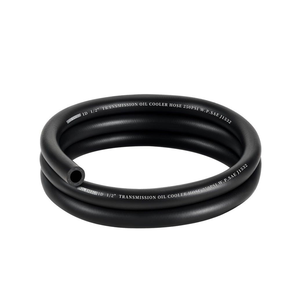EVIL ENERGY transmission oil cooler hose with 1/2 inch ID ensures reliable connections.