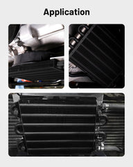EVIL ENERGY universal-fit cooler demonstrates broad vehicle compatibility.
