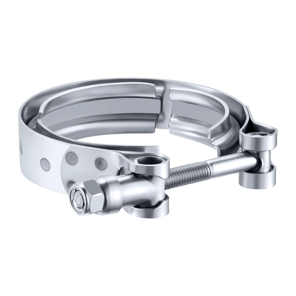 EVIL ENERGY v-band clamp for 2.5-inch exhaust flanges with quick release capability