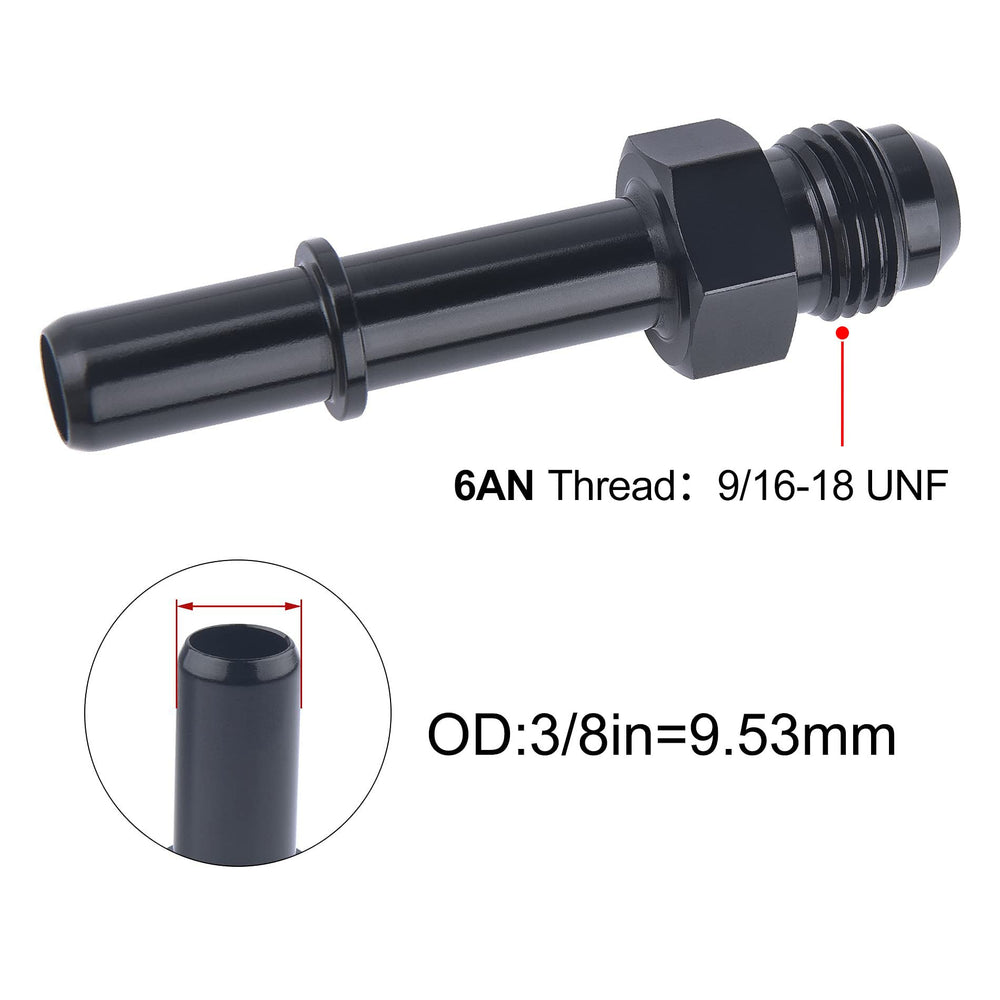 EVIL ENERGY 37-degree seal close-up demonstrates leak prevention in EFI fittings.