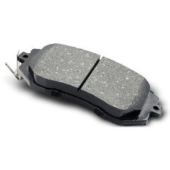evkingauto packaging showing an eight-piece front and rear brake pads set.