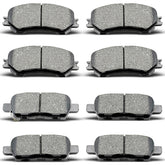 evkingauto D1415 D1737 front brake pads set for Nissan Rogue with smooth stopping