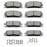 evkingauto front brake pads with D1415 D1737 fit for Nissan Rogue, delivering smooth stopping